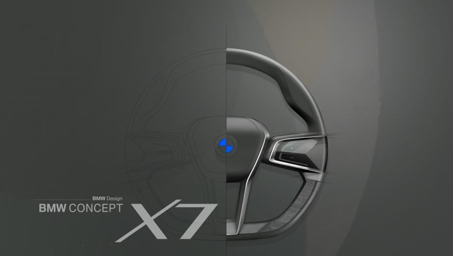 Эскиз BMW Concept X7 iPerformance 2017 года  (фото 35 из 40)